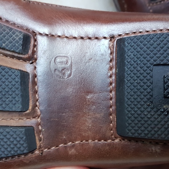 RON WHITE Leather Driving Loafer Flats Shoe Size 40 - Picture 8 of 9